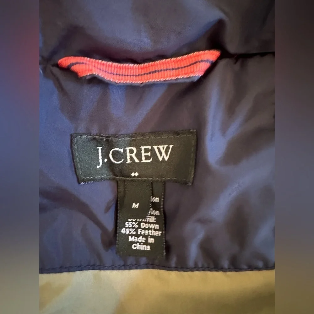 Jcrew puffer Vest Down  Feather Mens size M